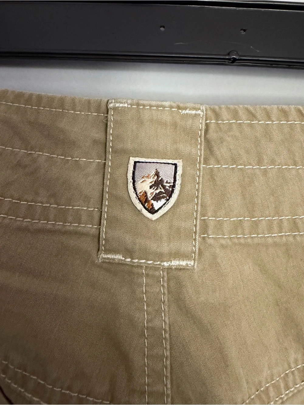 Kuhl Revolvr Pants Mens 34x34 Tan Hiking Outdoors Vintage Patina Dye Cell Pocket